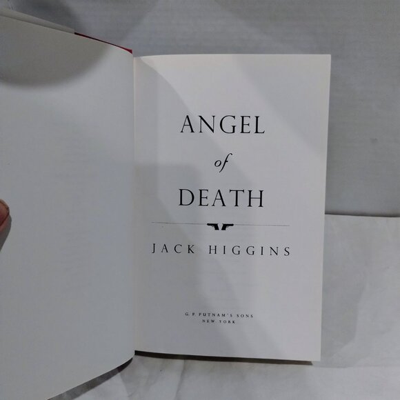 1st Print Jack Higgins Angel of Death (Sean Dillon #4) 1st Ed Hardcover Book - Picture 4 of 5